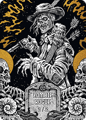 Zombie Rogue 2/2 MTG token