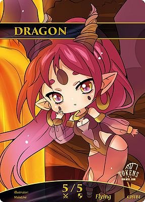 chibi dragon girl