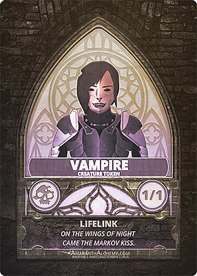 Vampire MTG token 1/1 (v.2)