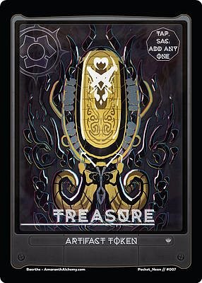 Treasure MTG token (v.11)