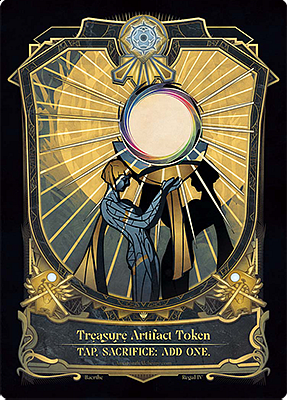 Treasure MTG token (v.14)