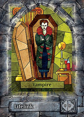 Vampire MTG token 1/1