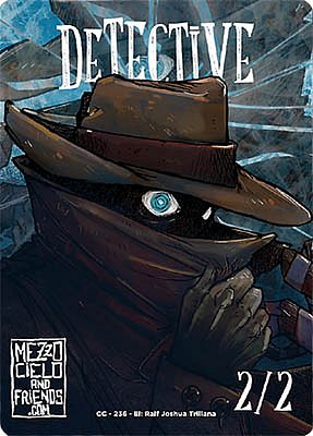 Detective MTG token 2/2