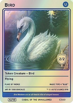 Bird MTG token 2/2