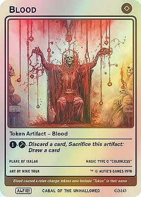 Blood MTG token