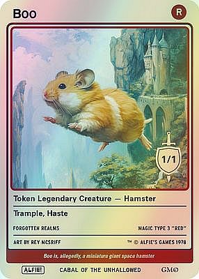 Boo MTG token 1/1