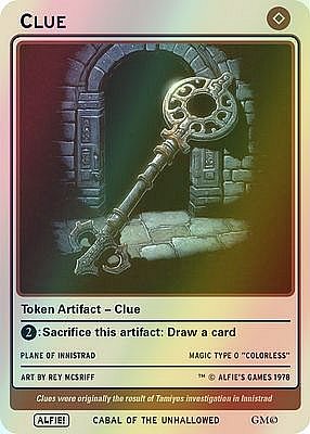 Clue MTG token
