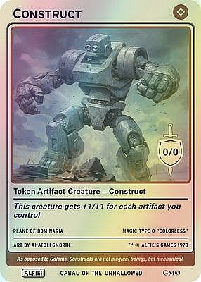 Construct MTG token 0/0