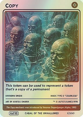 Copy MTG token