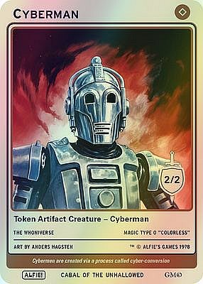 Cyberman MTG token 2/2