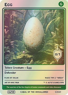 Egg MTG token 0/1