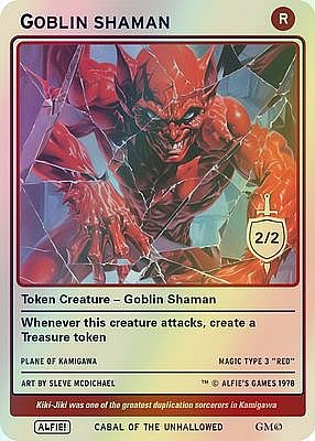 Goblin Shaman MTG token 2/2