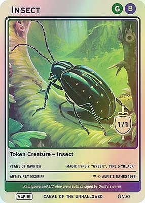 Insect MTG token 1/1 (v.3)