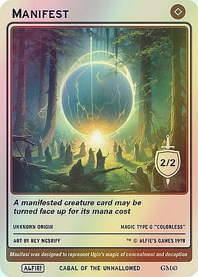 Manifest MTG token 2/2