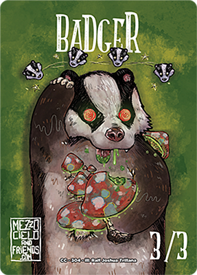 Badger MTG token 3/3