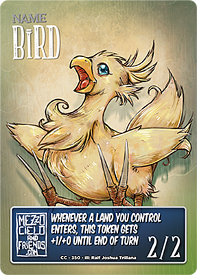 Bird MTG token 2/2 (v.2)