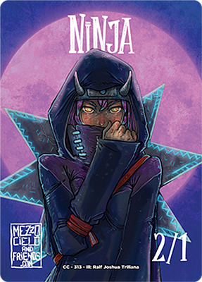 Ninja MTG token 2/1