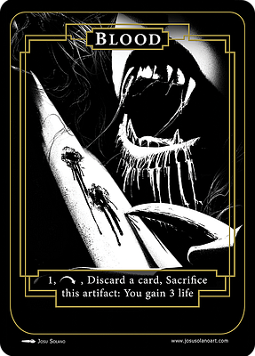 Blood MTG token