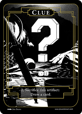 Clue MTG token
