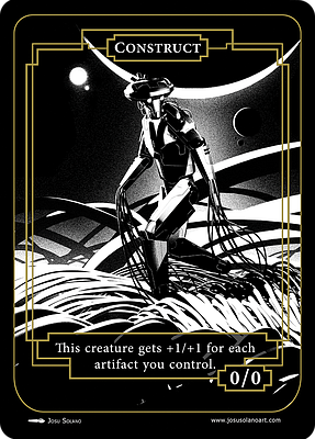 Construct MTG token 0/0