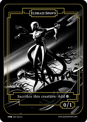 Eldrazi Spawn MTG token 0/1