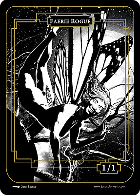 Faerie Rogue MTG token 1/1
