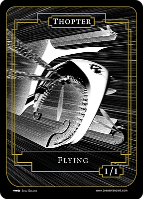 Thopte Rtoken Thopter MTG token 1/1 - MTG Token | TokensForMTG: Best custom tokens ...